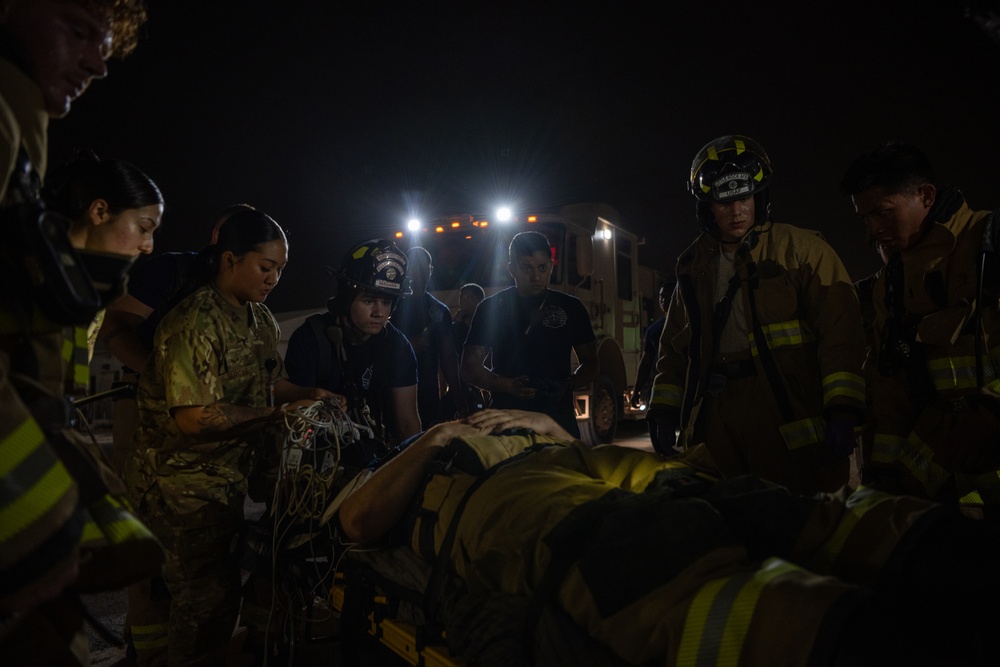 Firefighters and medics stay ready for anything