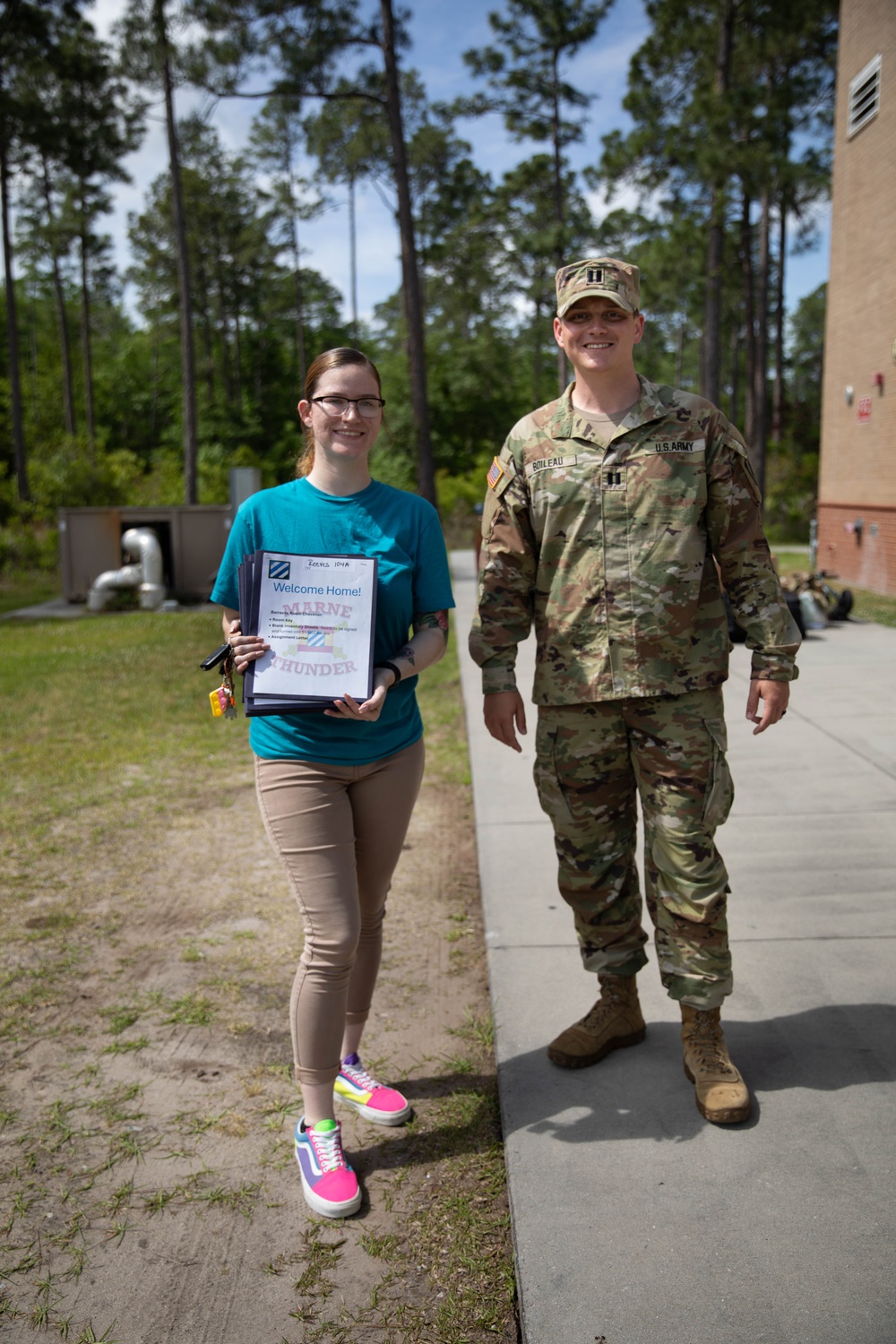 Soldiers welcomed home with care packages, donated supplies