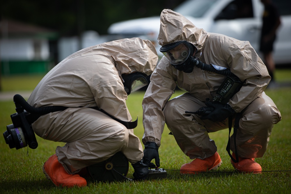 ALNG CERFP trains in mass casualty care, chemical decontamination during Vigilant Guard 24