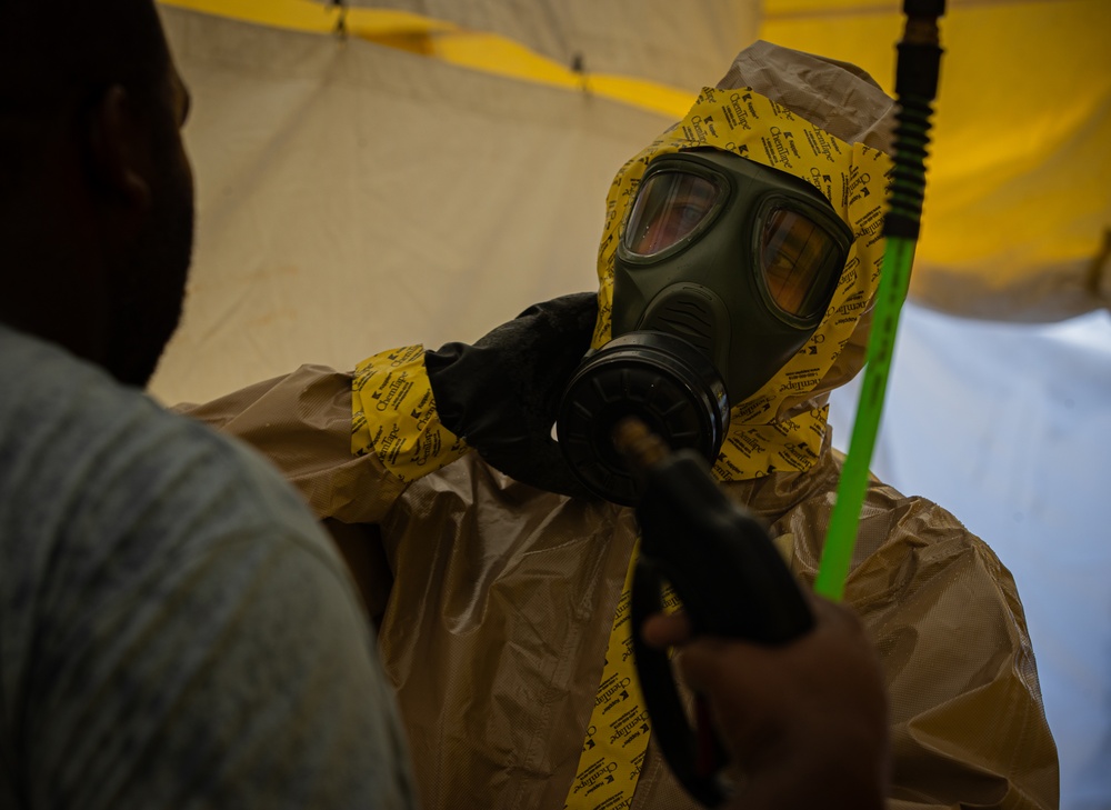 ALNG CERFP trains in mass casualty care, chemical decontamination during Vigilant Guard 24