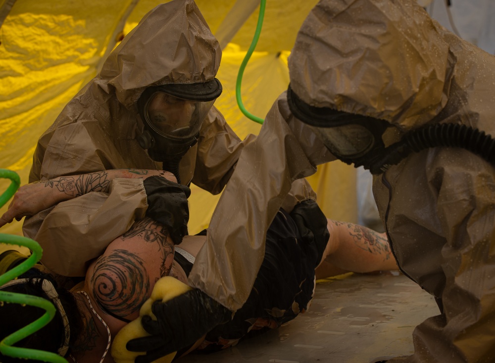 ALNG CERFP trains in mass casualty care, chemical decontamination during Vigilant Guard 24