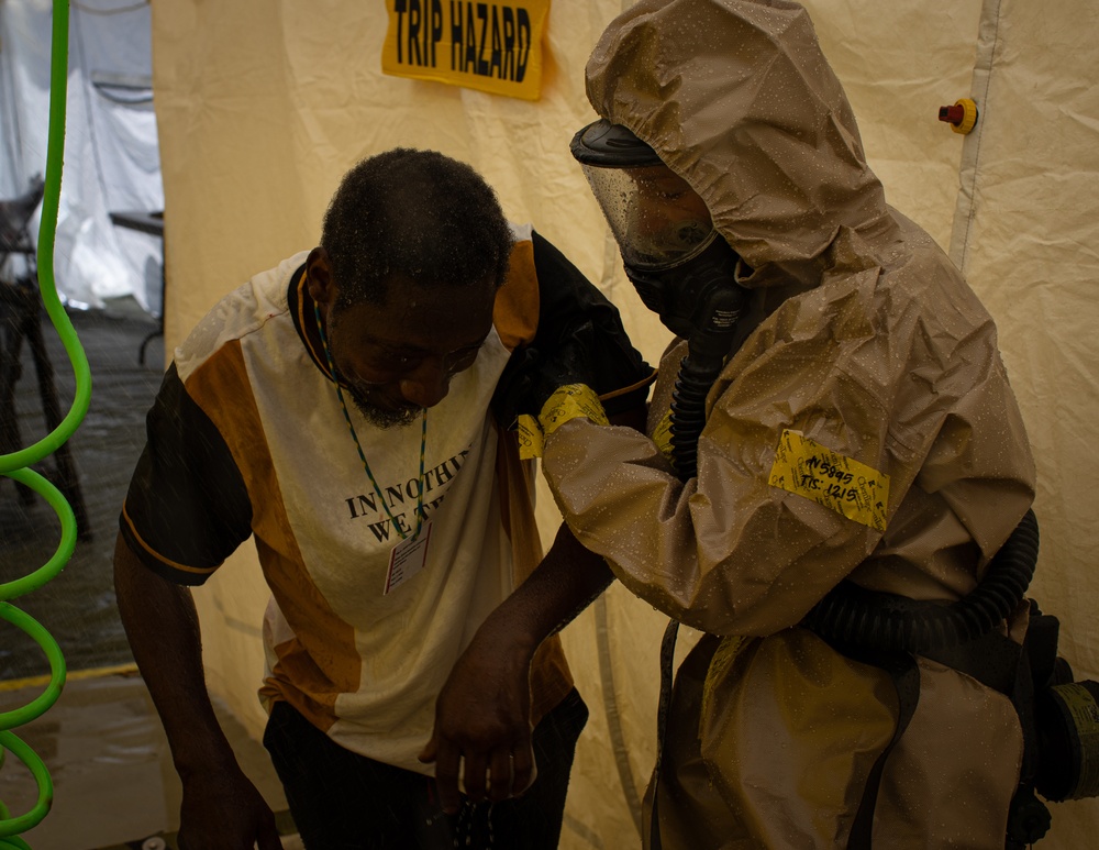 ALNG CERFP trains in mass casualty care, chemical decontamination during Vigilant Guard 24