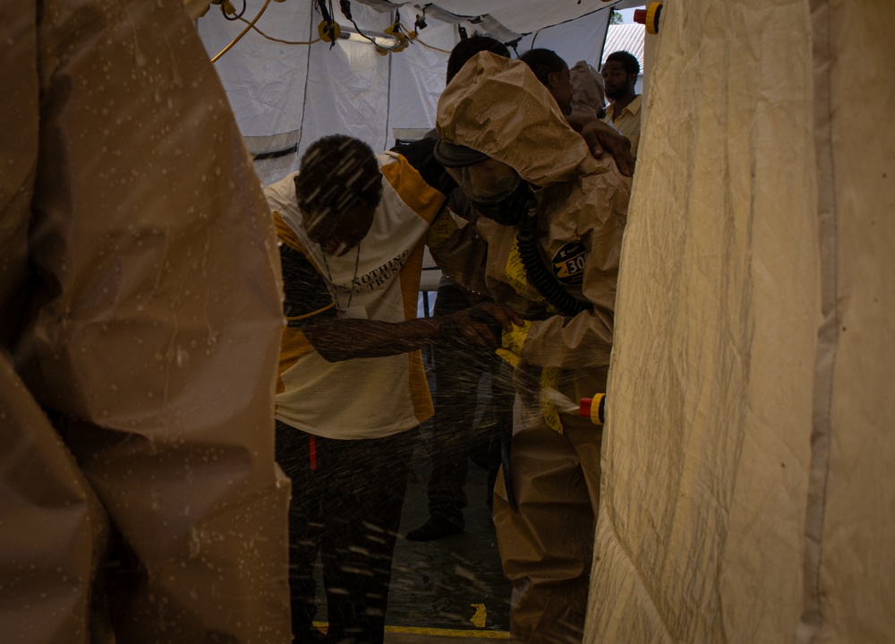 ALNG CERFP trains in mass casualty care, chemical decontamination during Vigilant Guard 24