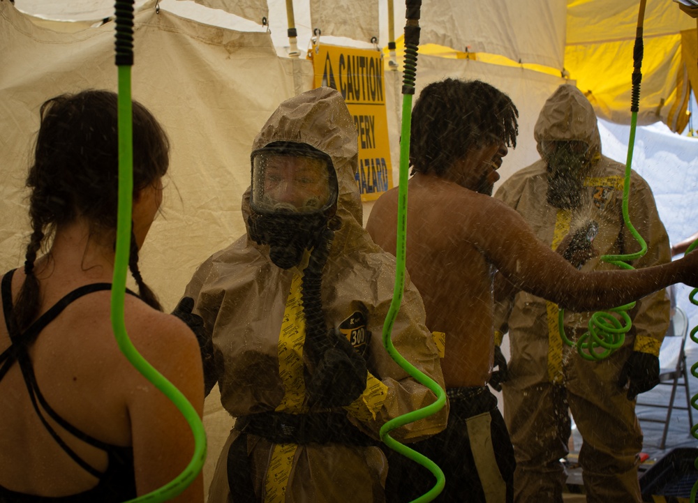 ALNG CERFP trains in mass casualty care, chemical decontamination during Vigilant Guard 24