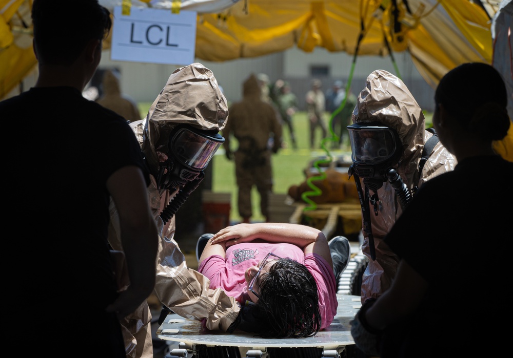 ALNG CERFP trains in mass casualty care, chemical decontamination during Vigilant Guard 24