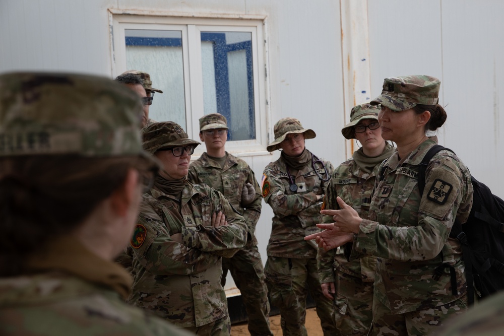 256th Field Hospital provides healthcare at African Lion 2024