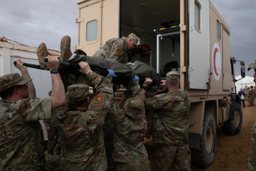 US, Tunisia conduct medical evacuation rehearsal at African Lion 2024