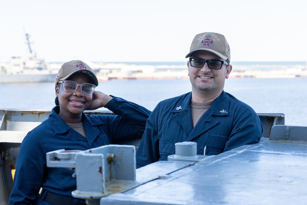 USS Stout Underway from Naval Station Mayport