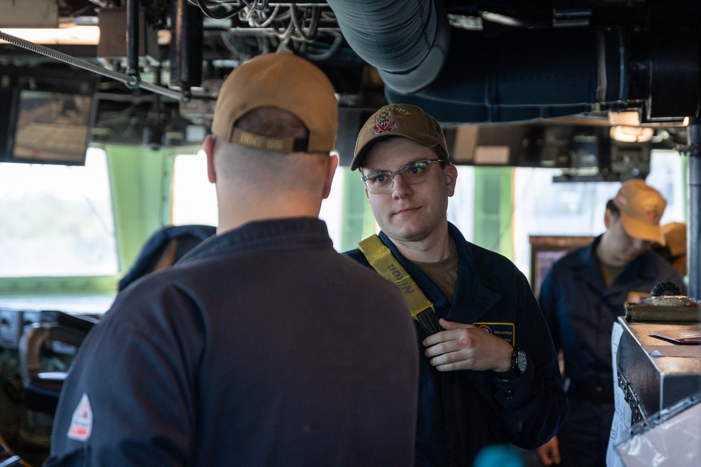 USS Stout Underway from Naval Station Mayport