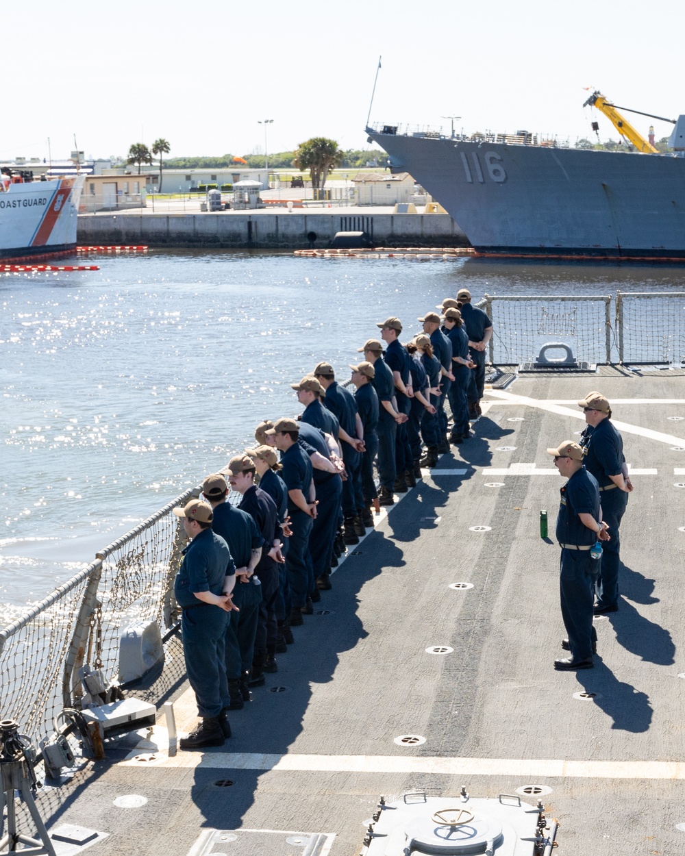 USS Stout Underway from Naval Station Mayport
