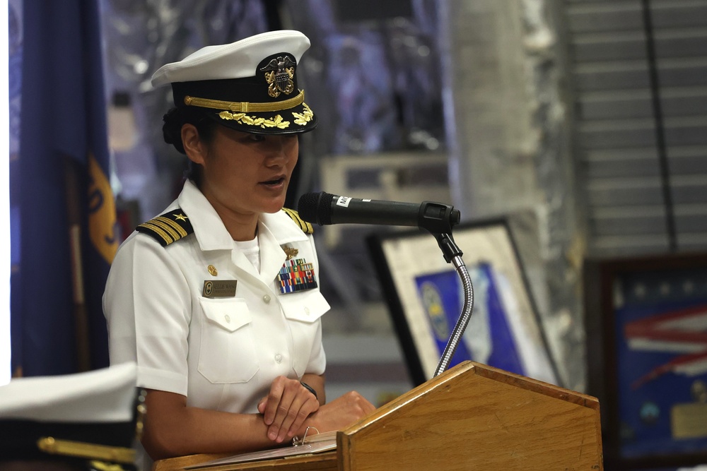 USS Charleston (LCS 18) Conducts Change of Command Ceremony
