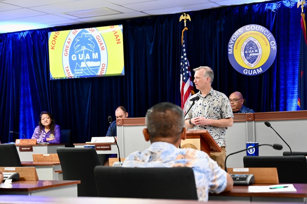 Under Secretary of the Navy Travels to Guam