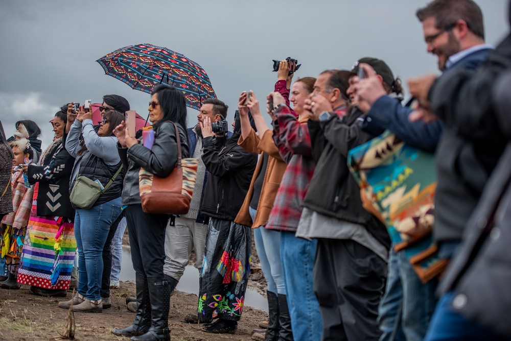 Groundbreaking ceremony for IRT construction of new school for Shoshone-Paiute Tribes