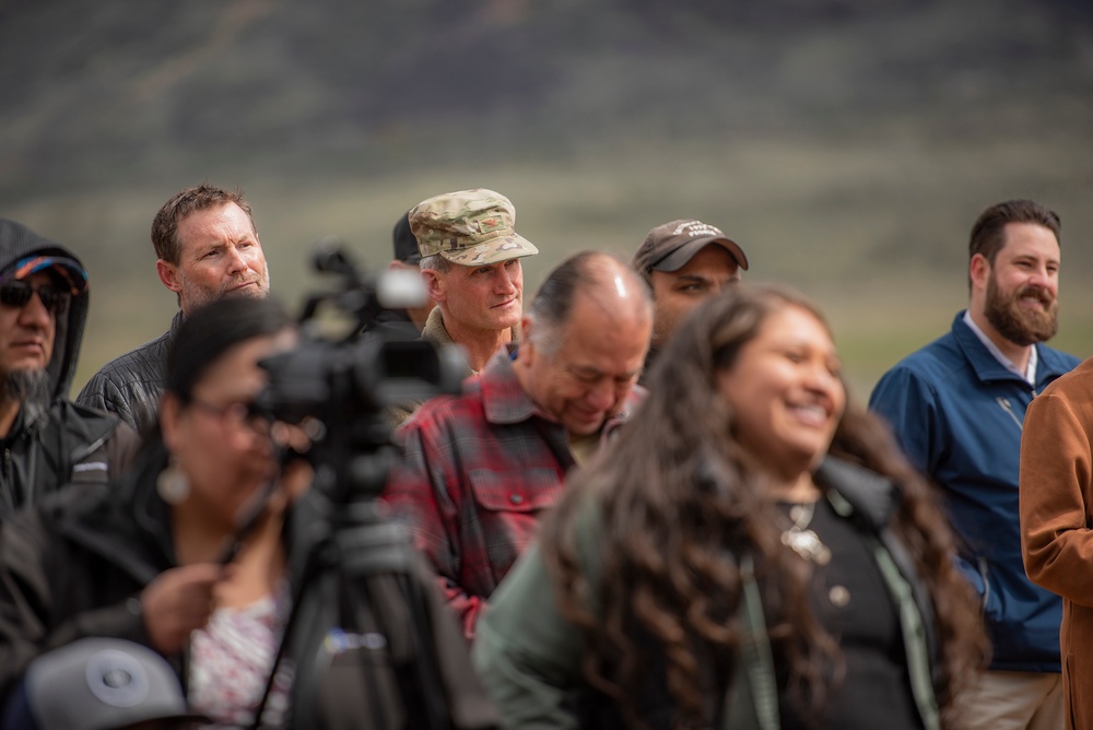 Groundbreaking ceremony for IRT construction of new school for Shoshone-Paiute Tribes