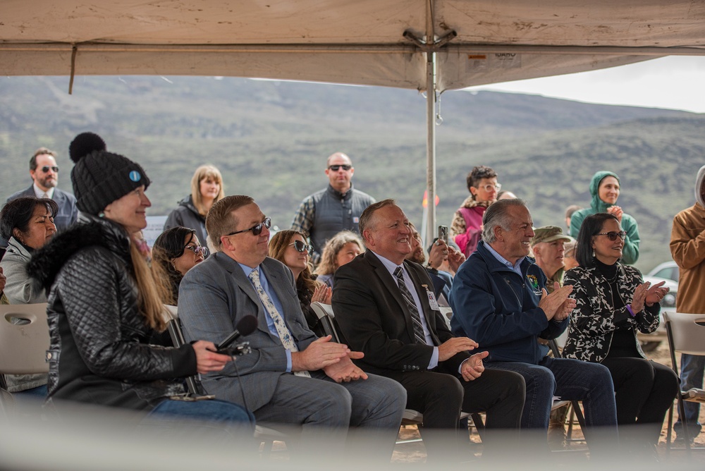 Groundbreaking ceremony for IRT construction of new school for Shoshone-Paiute Tribes