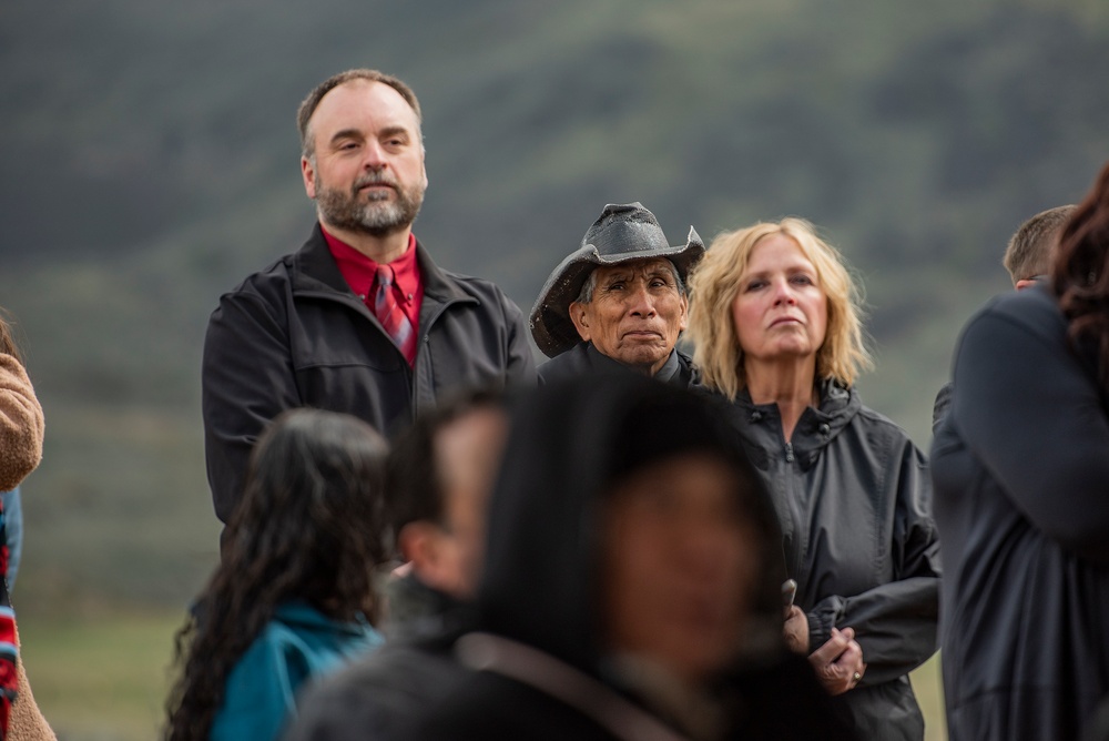 Groundbreaking ceremony for IRT construction of new school for Shoshone-Paiute Tribes