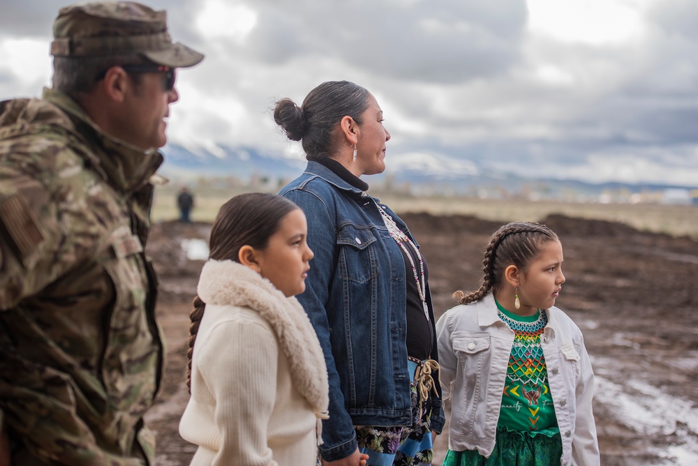 Groundbreaking ceremony for IRT construction of new school for Shoshone-Paiute Tribes