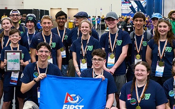 NUWC Division Newport engineers assist robotics team at FIRST World Championship