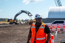 USACE safety specialist conducts a site visit at Sparrows Point
