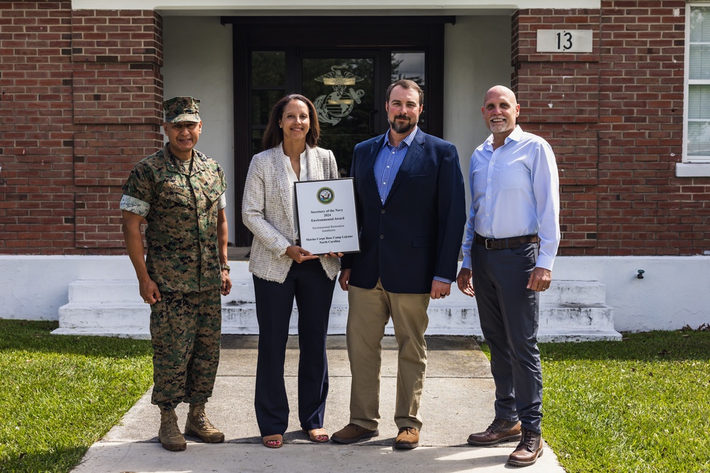 Marine Corps Base Camp Lejeune wins its 10th Environmental Restoration Award