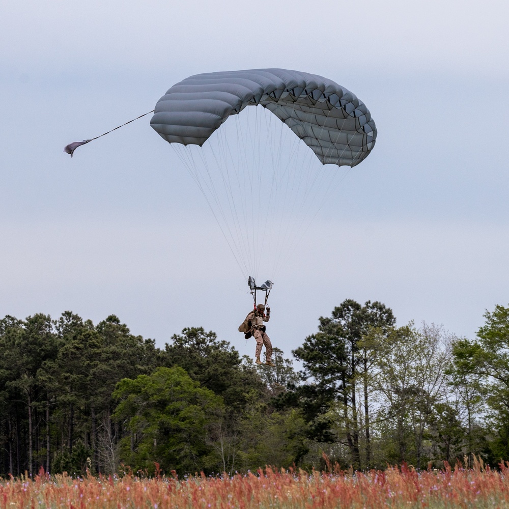 2nd Recon Conducts ParaOps at MCALF Bogue