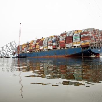 Key Bridge Unified Command prepares for removal of bridge piece on top of M/V DALI