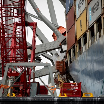 Key Bridge Unified Command prepares for removal of bridge piece on top of M/V DALI