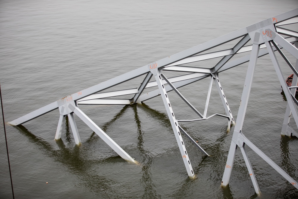 Key Bridge Unified Command prepares for removal of bridge piece on top of M/V DALI