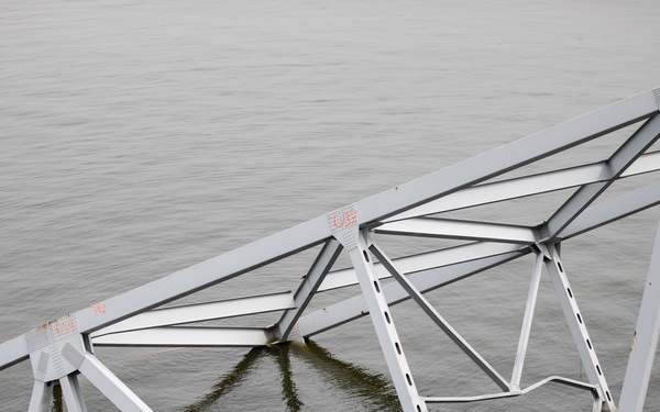 Key Bridge Unified Command prepares for removal of bridge piece on top of M/V DALI