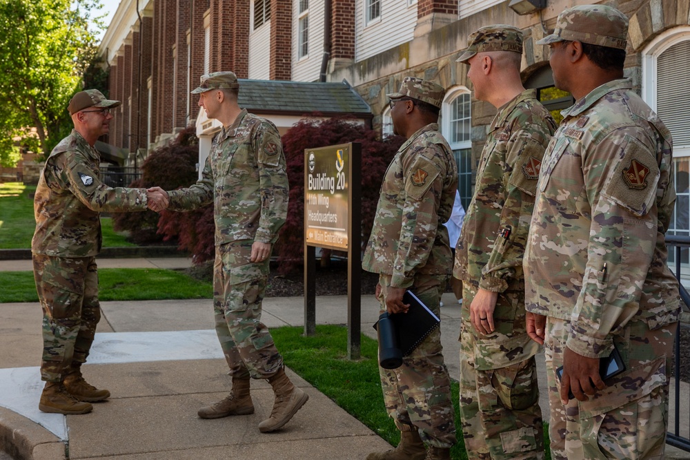Space Force chief master sergeant visits Joint Base Anacostia-Bolling