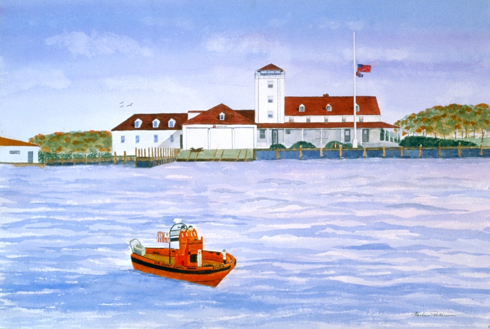 Coast Guard Art Program 2000 Collection, Object Id# 200031, &quot;Mission from Moriches,&quot; Marlene Peterson