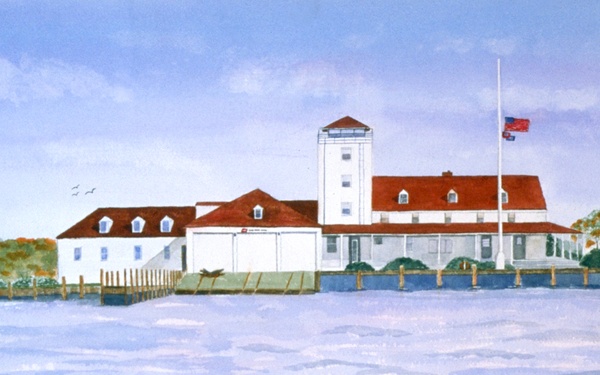 Coast Guard Art Program 2000 Collection, Object Id# 200031, "Mission from Moriches," Marlene Peterson