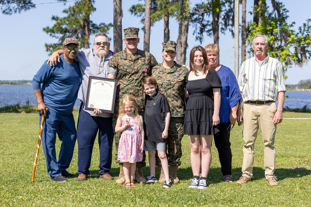 Michigan native promoted to top enlisted rank in the Marine Corps