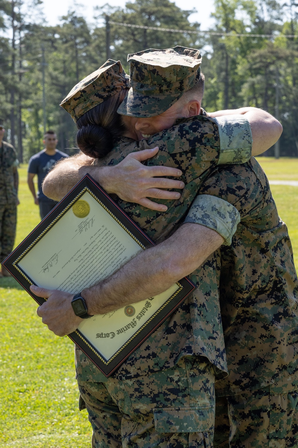 Michigan native promoted to top enlisted rank in the Marine Corps