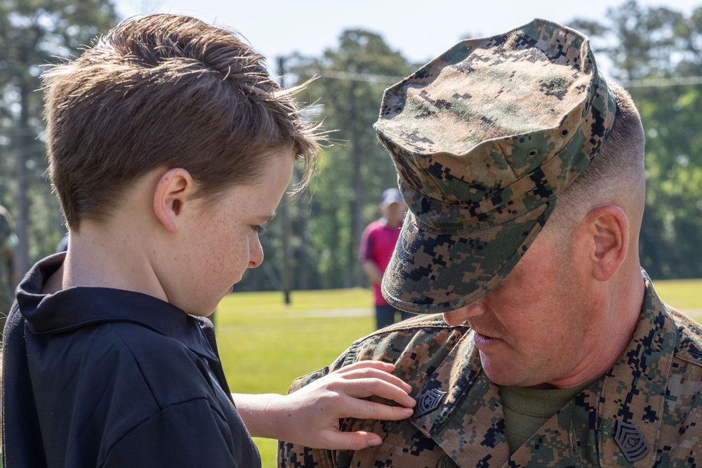 Michigan native promoted to top enlisted rank in the Marine Corps