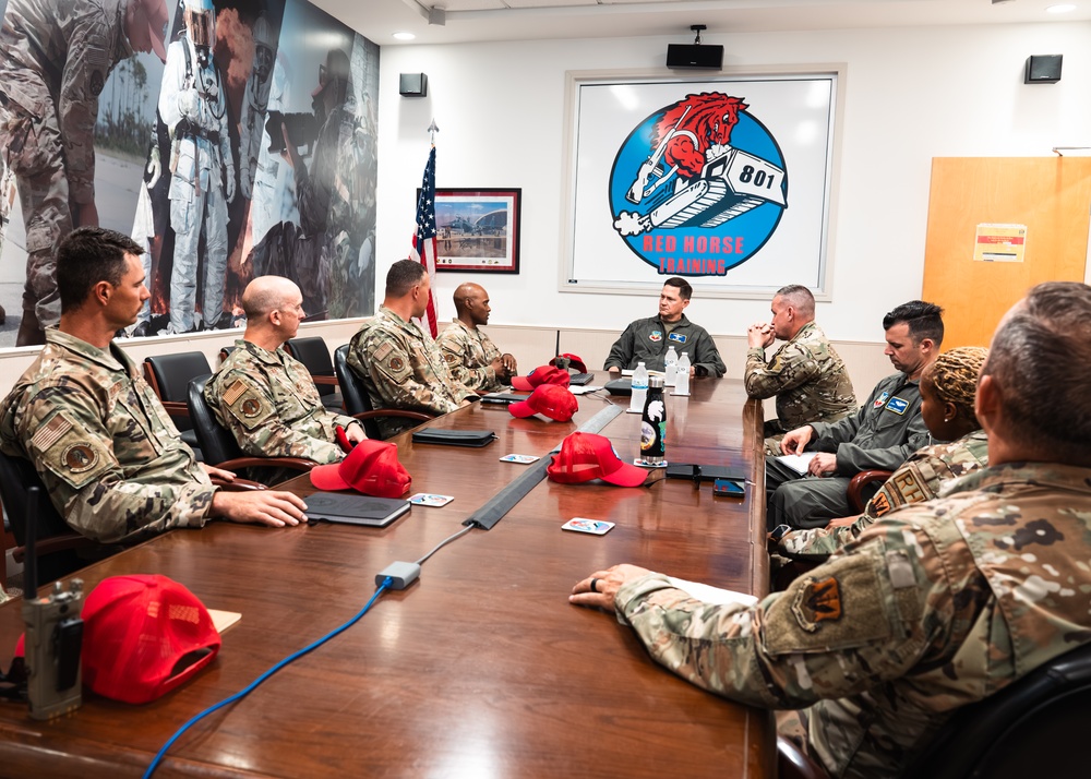 15th Air Force Leaders Visit Tyndall Air Force Base