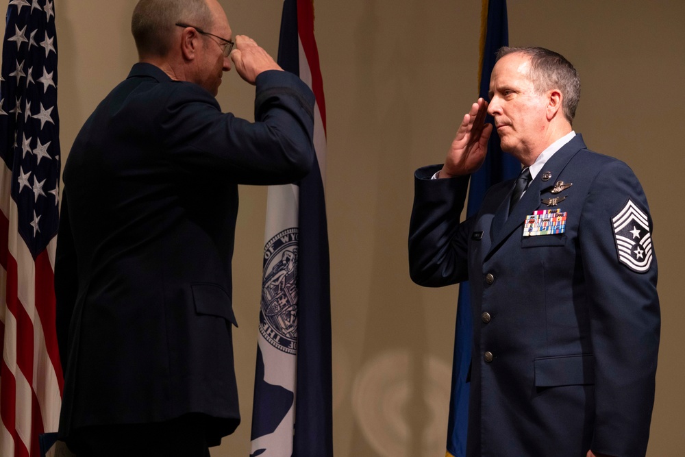 Chief Master Sergeant Svend Larsen Retires