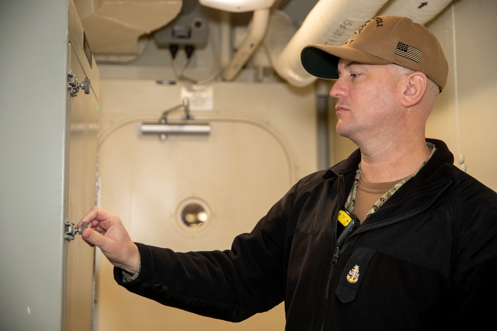 USS Tripoli's Sailors Conduct Weekly Zone Inspection