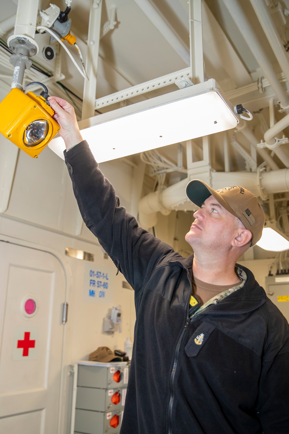 USS Tripoli's Sailors Conduct Weekly Zone Inspection