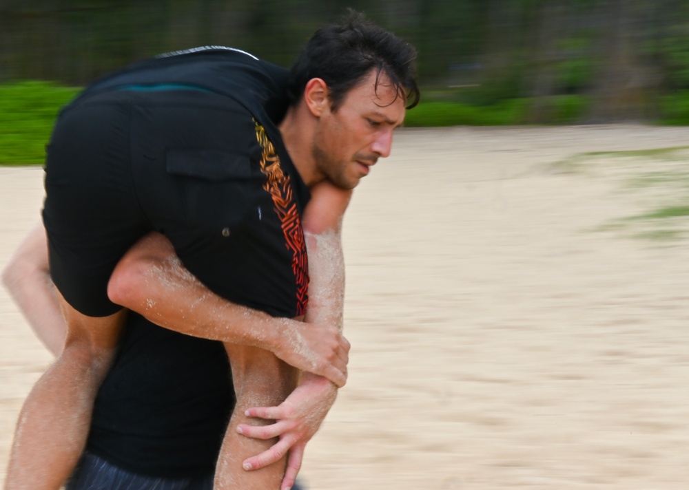 U.S. Air Force Special Warfare Recruit Beach Training