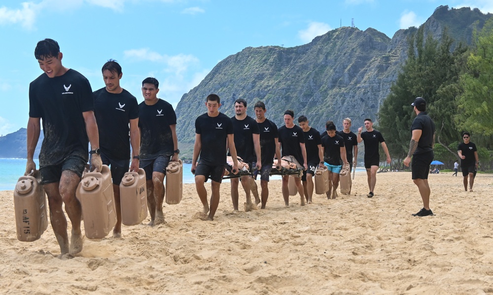 U.S. Air Force Special Warfare Recruit Beach Training