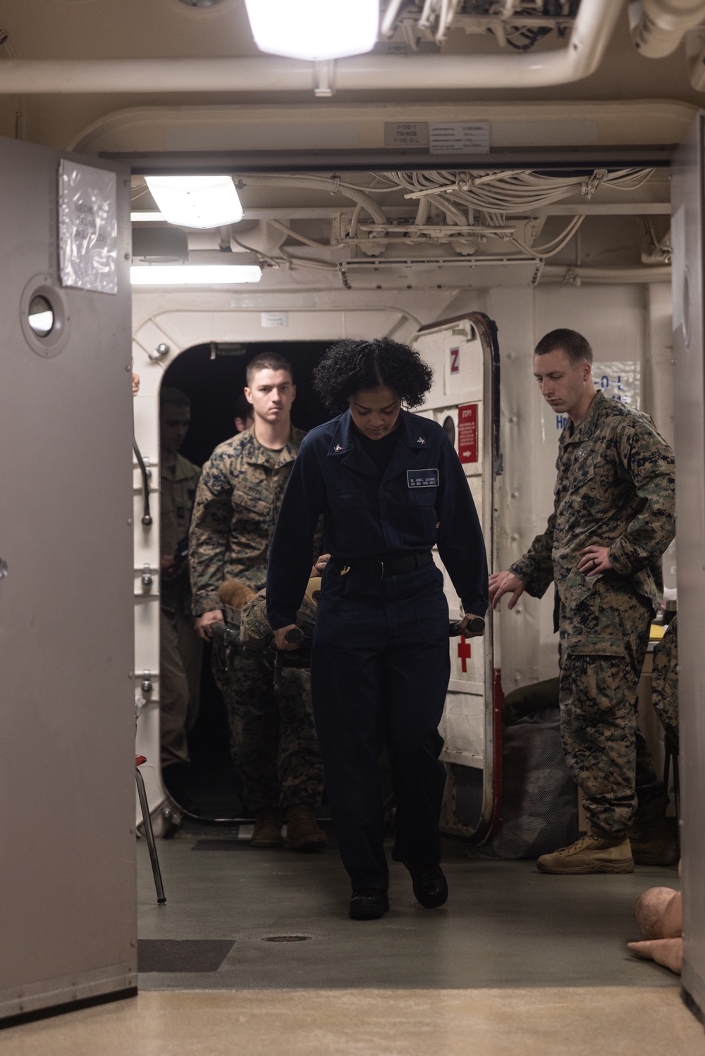 U.S. Marines And Sailors Aboard USS New York (LPD 21) Conduct Mass Casualty Exercise