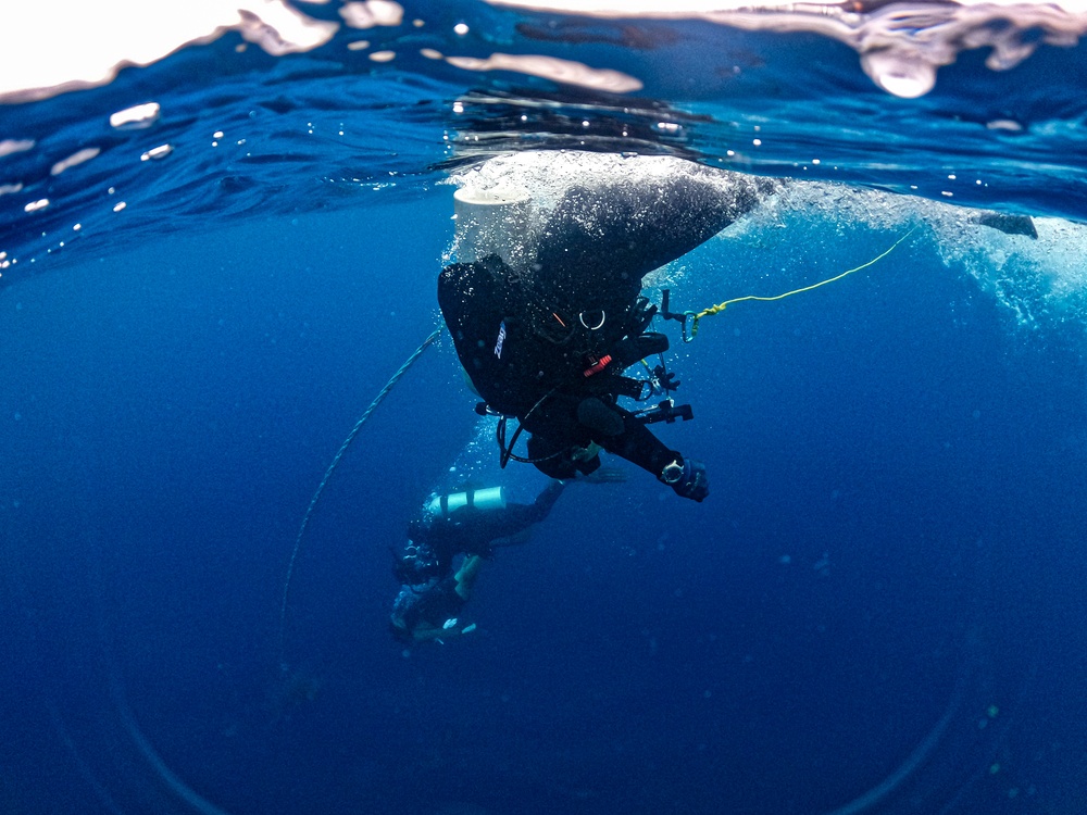 EODMU5 JMSDF Diving Operations