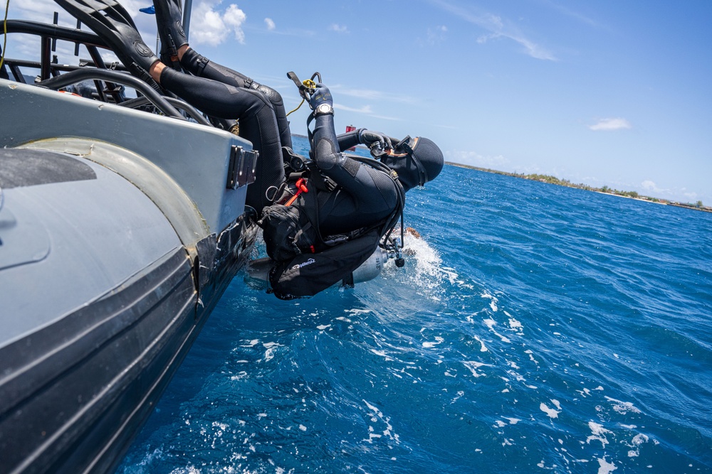 EODMU5 JMSDF Diving Operations