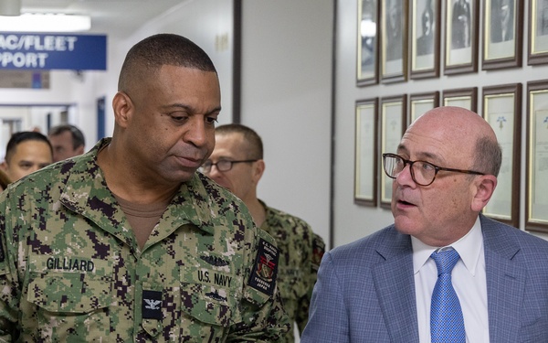 The Honorable Robert P. Storch, DoD IG Visits USNMRTC Yokosuka