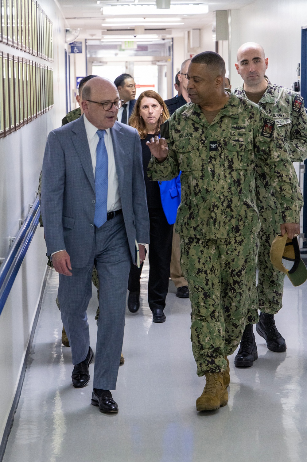 The Honorable Robert P. Storch, DoD IG Visits USNMRTC Yokosuka