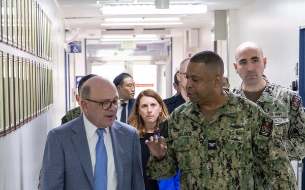 The Honorable Robert P. Storch, DoD IG Visits USNMRTC Yokosuka