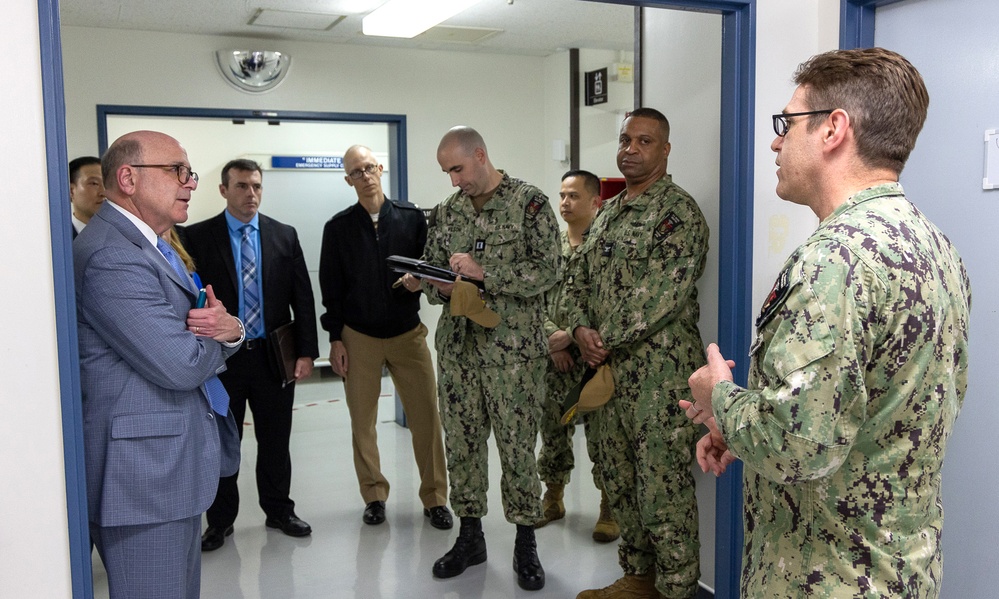 The Honorable Robert P. Storch, DoD IG Visits USNMRTC Yokosuka