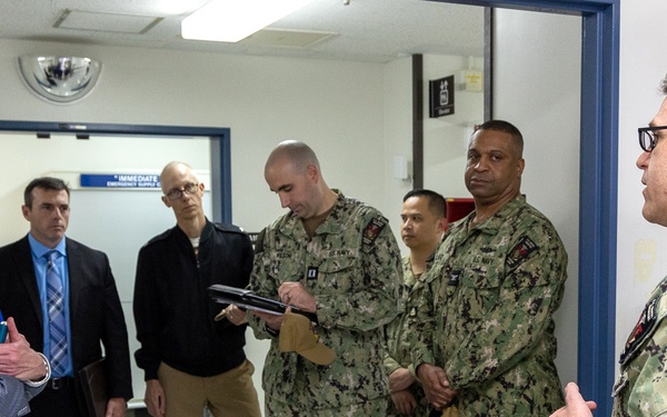 The Honorable Robert P. Storch, DoD IG Visits USNMRTC Yokosuka