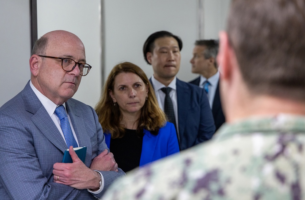 The Honorable Robert P. Storch, DoD IG Visits USNMRTC Yokosuka